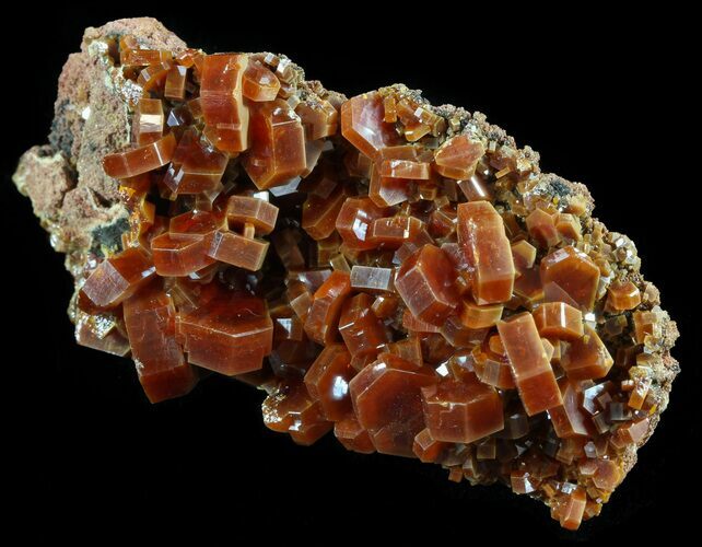Large, Ruby Red Vanadinite Crystals - Morocco #51306